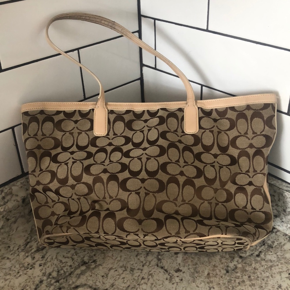 Brown Coach Handbag
